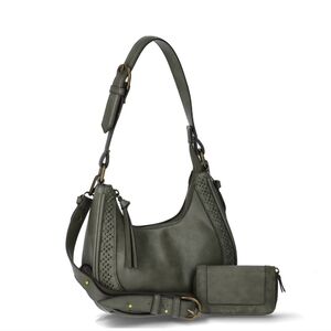 The Pioneer Woman Grace Handbag and Wallet Set.2-Piece, Olive